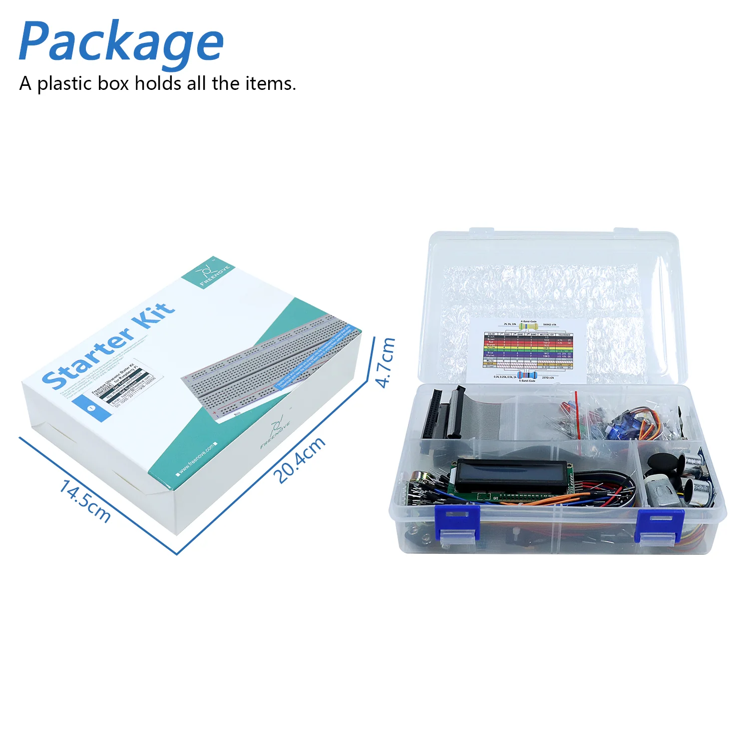 Freenove Ultrasonic Starter Kit for Raspberry Pi 5 4 B 3 B+ 400 Zero 2 W, 820-Page Detailed Tutorial, Python C Java Scratch Processing Code, 171 Items, 108 Projects - Image 7