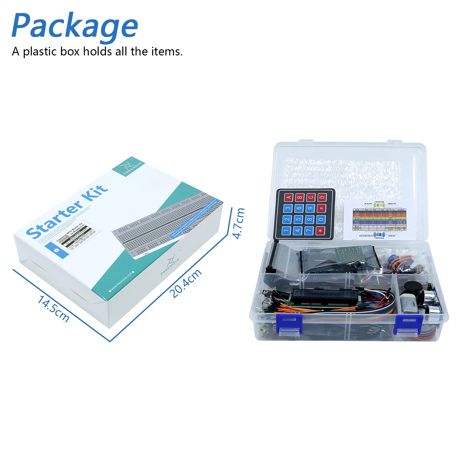 Freenove RFID Starter Kit for Raspberry Pi 5 4 B 3 B+ 400 Zero 2 W, 927-Page Detailed Tutorial, Python C Java Scratch Processing Code, 204 Items, 122 Projects - Image 7