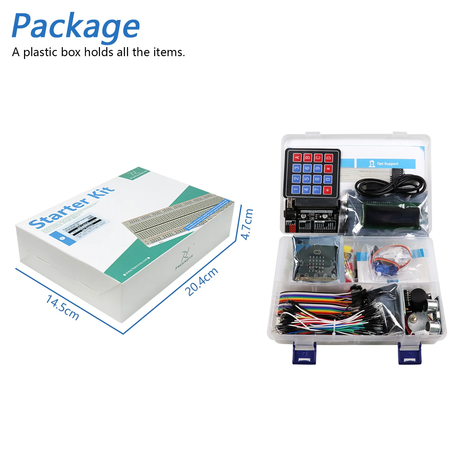 Freenove Ultimate Starter Kit for BBC micro:bit V2, 316-Page Detailed Tutorial, 225 Items, 44 Projects, Blocks and Python Code - Image 7