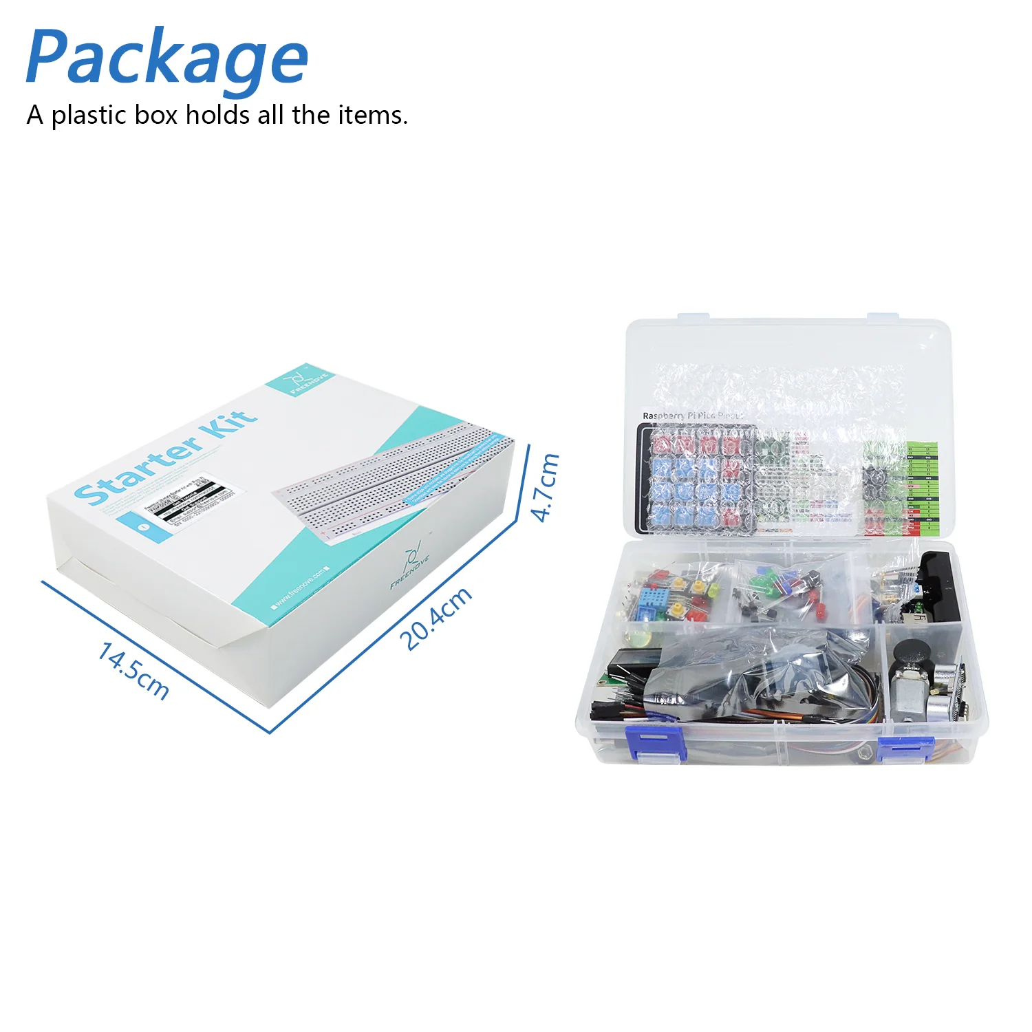 Freenove Ultimate Starter Kit for Raspberry Pi Pico 1 2 W H WH, 767-Page Detailed Tutorial, 220 Items, 119 Projects, Python C Java Code - Image 7