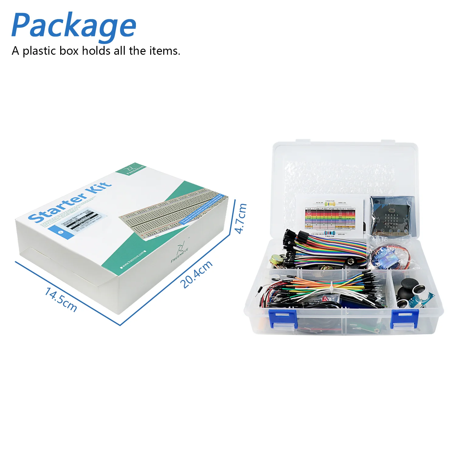 Freenove Super Starter Kit for BBC micro:bit V2, 266-Page Detailed Tutorial, 192 Items, 38 Projects, Blocks and Python Code - Image 7