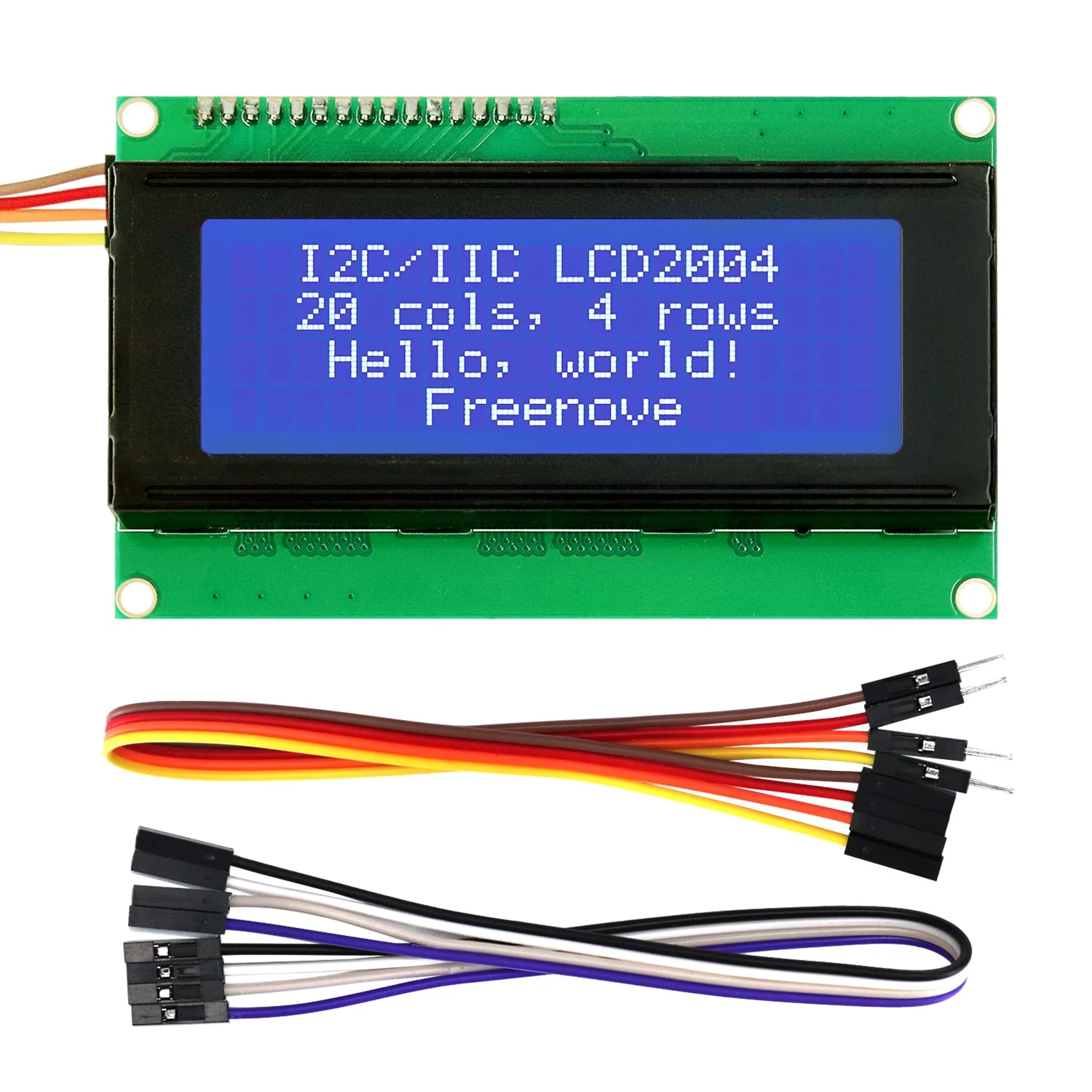 Freenove I2C IIC LCD 1602 2004 Module for Arduino Raspberry Pi Pico ESP32 ESP8266, Serial 16x2 20x4 Display - Image 7