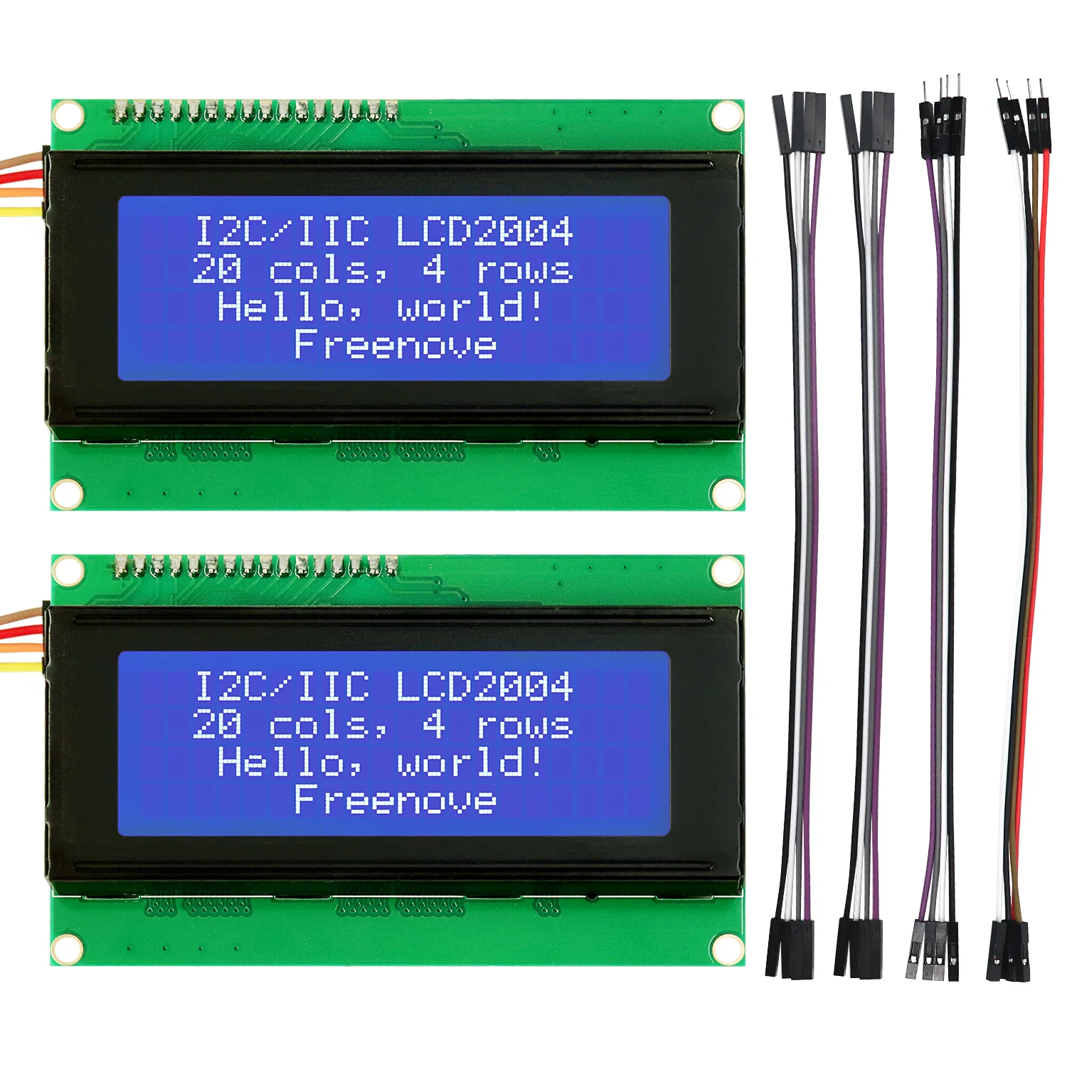 Freenove I2C IIC LCD 1602 2004 Module for Arduino Raspberry Pi Pico ESP32 ESP8266, Serial 16x2 20x4 Display - Image 8