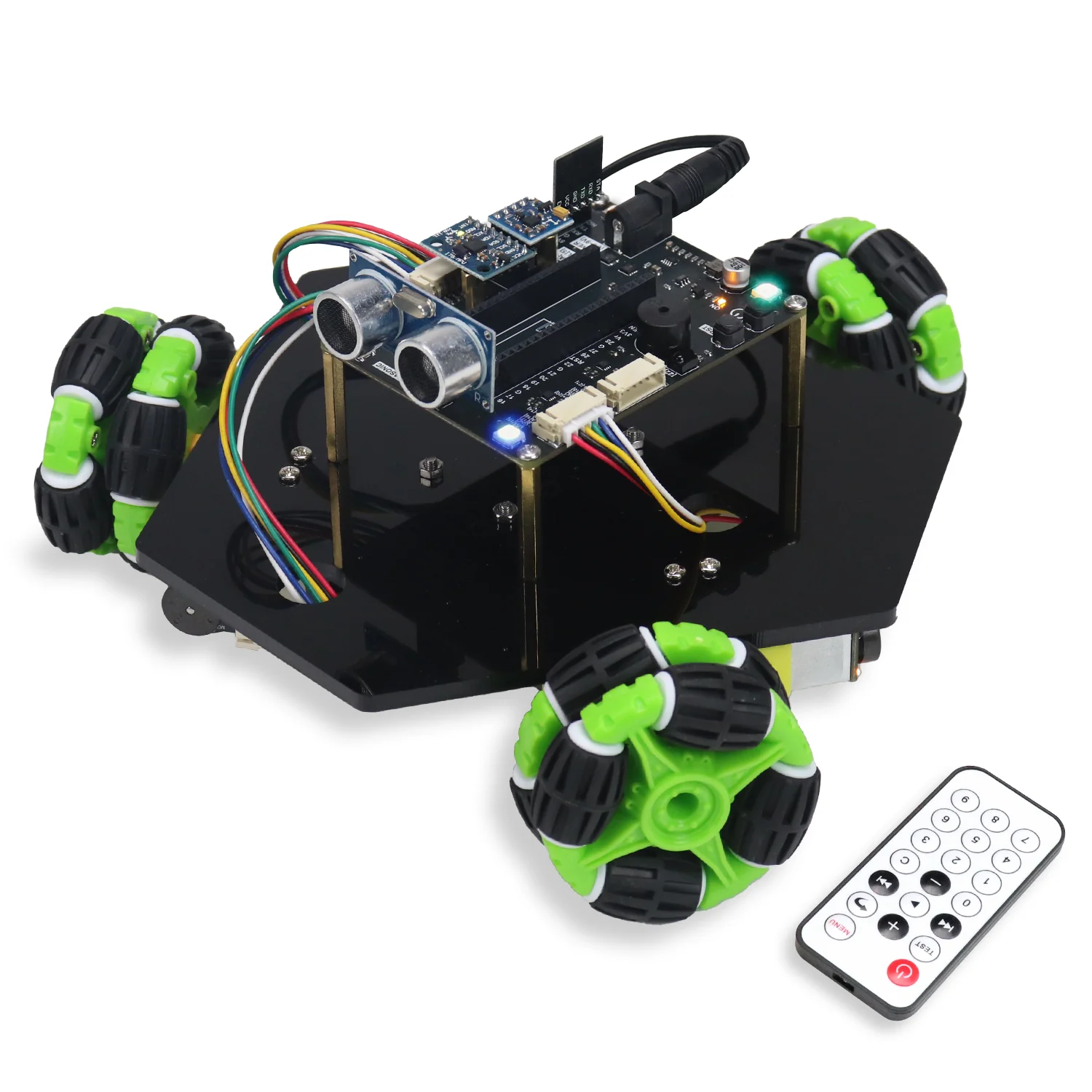 Freenove Omni Wheel Car Kit for Raspberry Pi Pico 1 2 W H WH, 3-wheel and 4-wheel Forms, Accelerometer Module, Compass Module - Image 11
